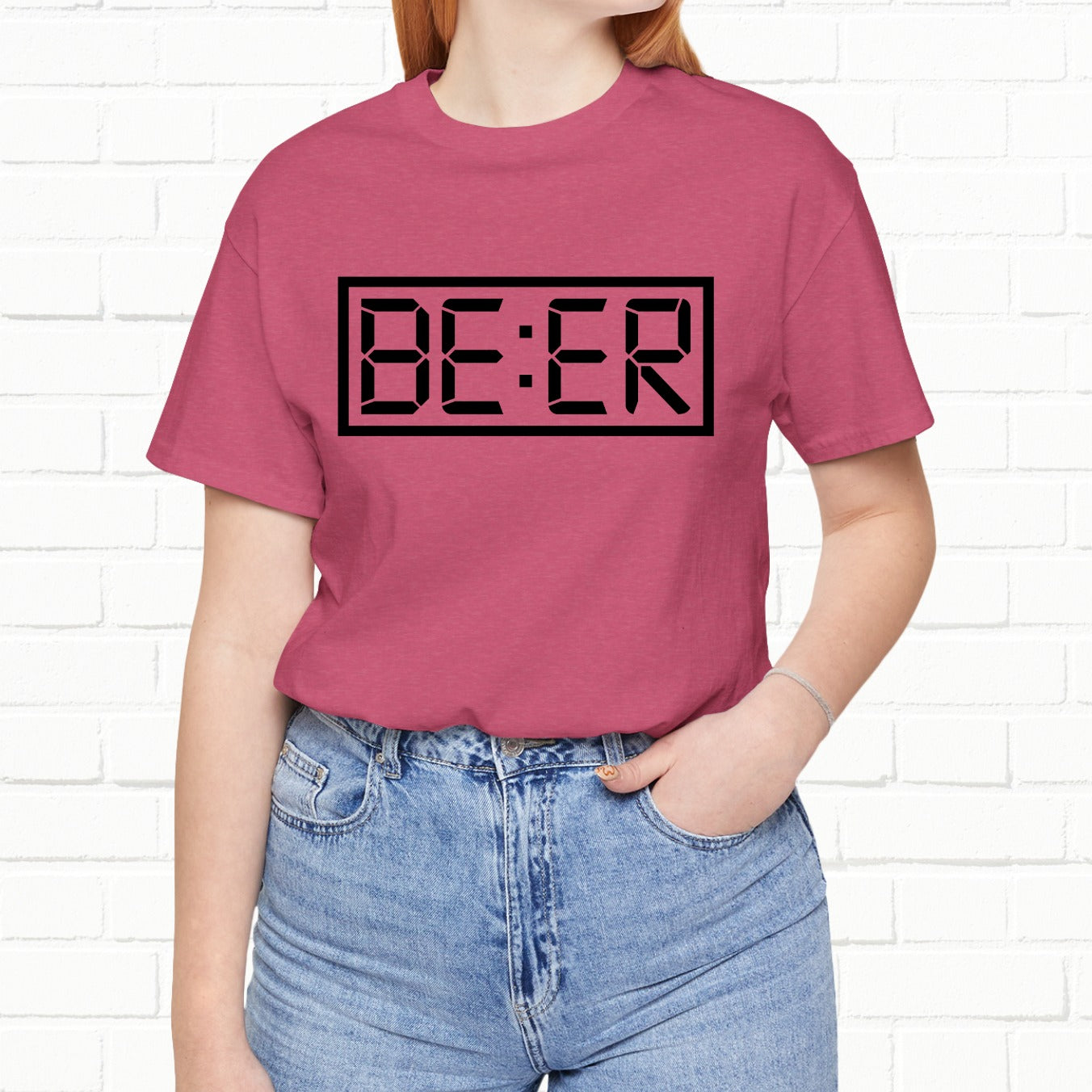 BE:ER O'clock Funny Unisex T-Shirt