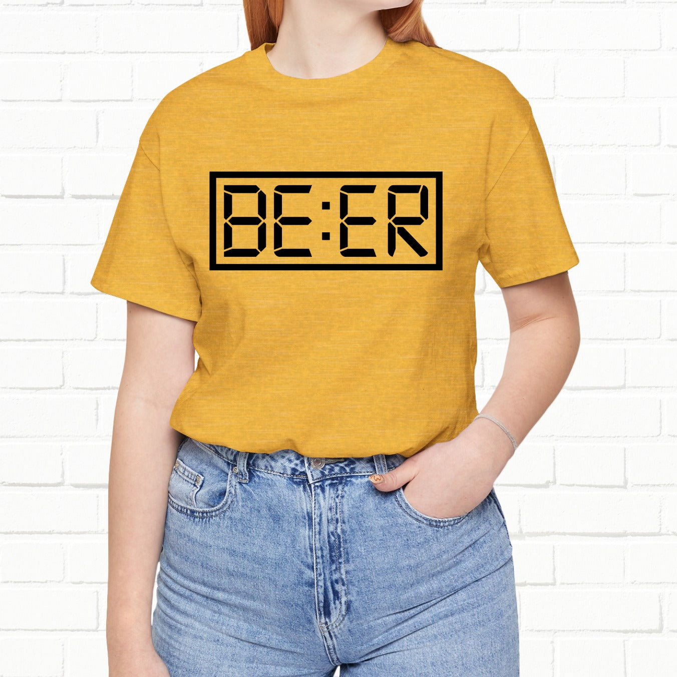 BE:ER O'clock Funny Unisex T-Shirt